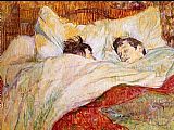 In Bed by Edgar Degas